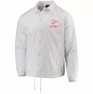 Overwatch Jacket Hangzhou Spark ULT Coaches Full-Snap Jacket - White Size M